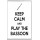 Keep Calm and Play the Bassoon - Jumbo Fridge Magnet