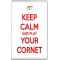 Keep Calm and Play Your Cornet - Jumbo Fridge Magnet
