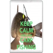 Keep Calm and Love Carp Fishing - Jumbo Fridge Magnet