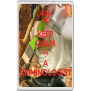 Keep Calm I'm a Criminologist - Jumbo Fridge Magnet