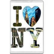 I Love (Heart) NY - Jumbo Fridge Magnet
