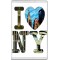 I Love (Heart) NY - Jumbo Fridge Magnet