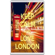 Keep Calm and Love London - Jumbo Fridge Magnet