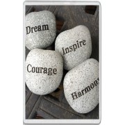 Dream Inspire Courage Harmony - Jumbo Fridge Magnet