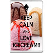 Keep Calm and Love Icecream!! - Jumbo Fridge Magnet