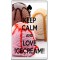 Keep Calm and Love Icecream!! - Jumbo Fridge Magnet
