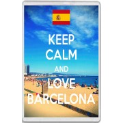 Keep Calm and Love Barcelona - Jumbo Fridge Magnet