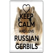 Keep Calm and Love Russian Gerbils - Jumbo Fridge Magnet
