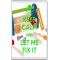 Keep Calm and Let me Fix It - Jumbo Fridge Magnet