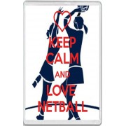 Keep Calm and Love Netball - Jumbo Fridge Magnet