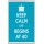Keep Calm Life Begins at 40 - Jumbo Fridge Magnet