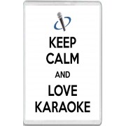 Keep Calm and Love Karaoke - Jumbo Fridge Magnet