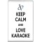 Keep Calm and Love Karaoke - Jumbo Fridge Magnet