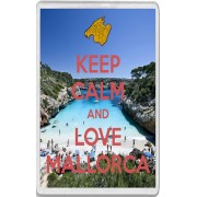 Keep Calm and Love Mallorca - Jumbo Fridge Magnet
