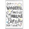 Have a Wonderful Awesome & Fabulous Birthday Enjoy Yourself! - Jumbo Fridge Magnet