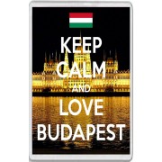 Keep Calm and Love Budapest - Jumbo Fridge Magnet