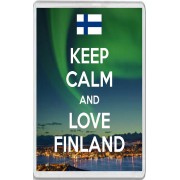 Keep Calm and Love Finland - Jumbo Fridge Magnet