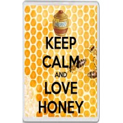 Keep Calm and Love Honey - Jumbo Fridge Magnet