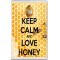 Keep Calm and Love Honey - Jumbo Fridge Magnet