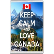 Keep Calm and Love Canada - Jumbo Fridge Magnet