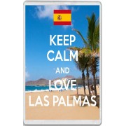 Keep Calm and Love Las Palmas - Jumbo Fridge Magnet