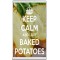Keep Calm and Love Baked Potatoes - Jumbo Fridge Magnet