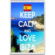 Keep Calm and Love Ibiza - Jumbo Fridge Magnet