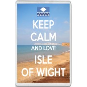 Keep Calm and Love Isle of Wight - Jumbo Fridge Magnet