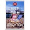 Keep Calm and Love Brighton - Jumbo Fridge Magnet