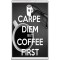 Carpe Diem But Coffee First - Jumbo Fridge Magnet