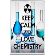 Keep Calm and Love Chemistry - Jumbo Fridge Magnet