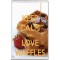 Keep Calm and Love Waffles - Jumbo Fridge Magnet