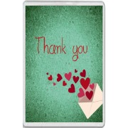 Thank you - Jumbo Fridge Magnet