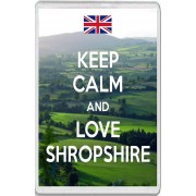 Keep Calm and Love Shropshire - Jumbo Fridge Magnet