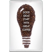 Good Ideas Start with Great Coffee - Jumbo Fridge Magnet