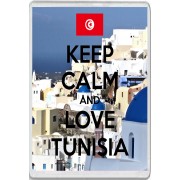 Keep Calm and Love Tunisia - Jumbo Fridge Magnet