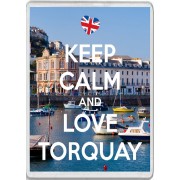 Keep Calm and Love Torquay - Jumbo Fridge Magnet