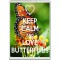 Keep Calm and Love Butterflies - Jumbo Fridge Magnet