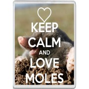 Keep Calm and Love Moles - Jumbo Fridge Magnet