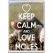 Keep Calm and Love Moles - Jumbo Fridge Magnet