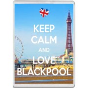 Keep Calm and Love Blackpool - Jumbo Fridge Magnet