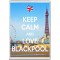 Keep Calm and Love Blackpool - Jumbo Fridge Magnet