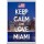 Keep Calm and Love Miami - Jumbo Fridge Magnet