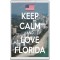 Keep Calm and Love Florida - Jumbo Fridge Magnet