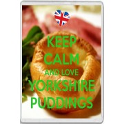 Keep Calm and Love Yorkshire Puddings - Jumbo Fridge Magnet