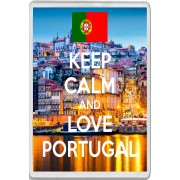 Keep Calm and Love Portugal - Jumbo Fridge Magnet