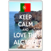 Keep Calm and Love the Algarve - Jumbo Fridge Magnet