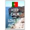 Keep Calm and Love the Algarve - Jumbo Fridge Magnet