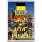 Keep Calm and Love Munich - Jumbo Fridge Magnet