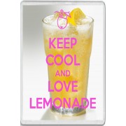 Keep Cool and Love Lemonade - Jumbo Fridge Magnet